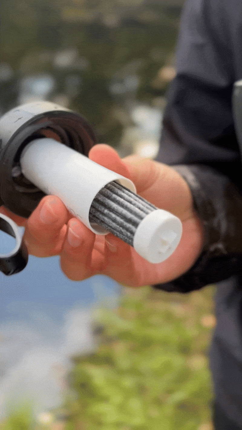 fill it up anywhere with the NOMAD SafeSip integrated filtration system. GIF format