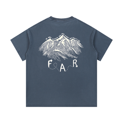 "Go Far" Vintage Wash Cotton T-Shirt