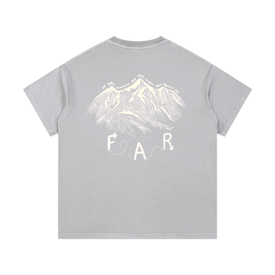 "Go Far" Vintage Wash Cotton T-Shirt