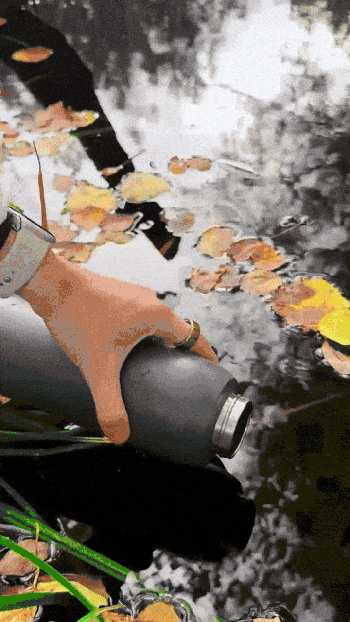 NOMAD filters all contaminants that comes from your natural and tap water. Fresh and clean water on the go!