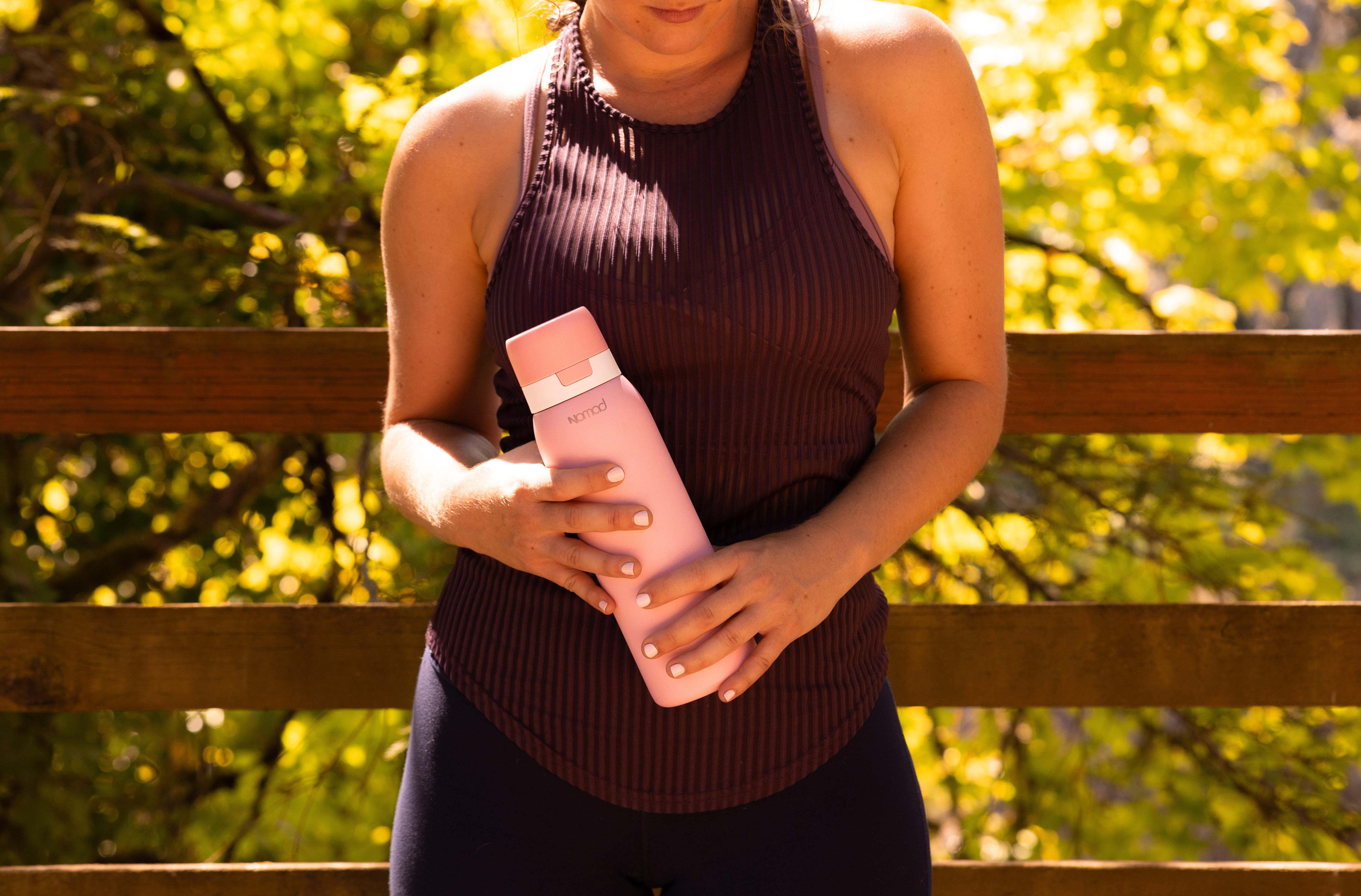 NOMAD filter bottle for gym and fitness training