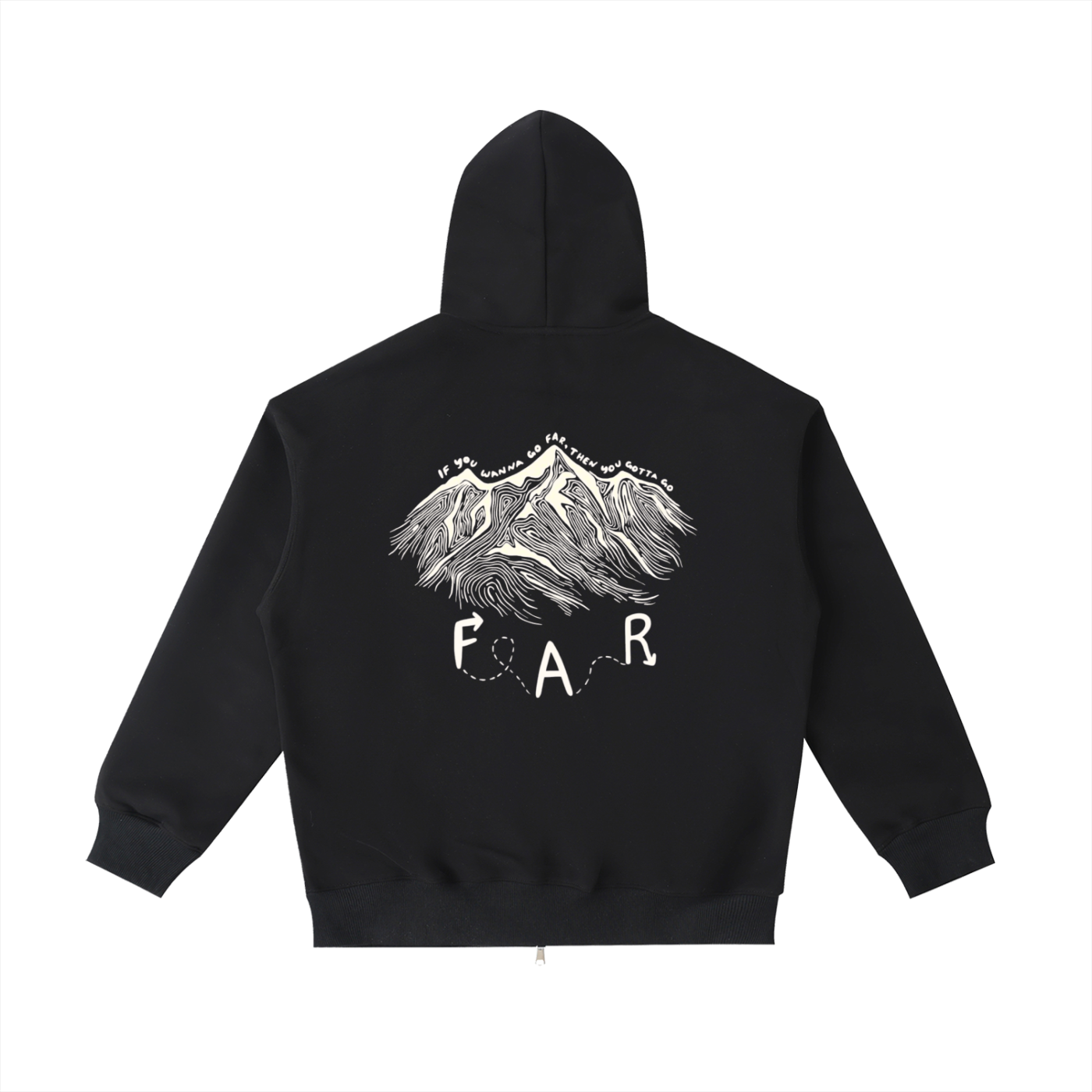 Go Far Zip-Up Hoodie - NOMAD hydration gear
