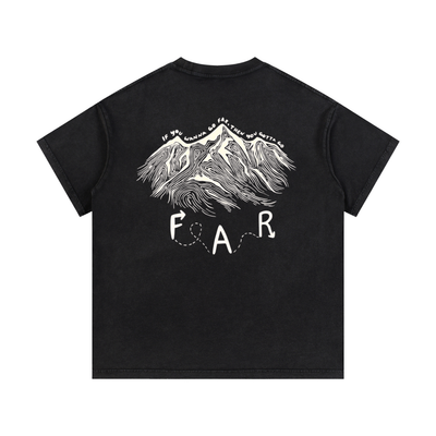 "Go Far" Vintage Wash Cotton T-Shirt