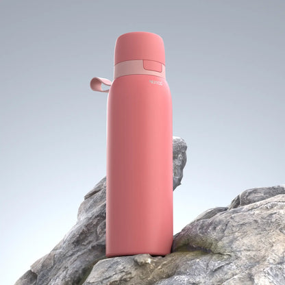 SafeSip Filtered Water Bottle - Blossom - Natural Background